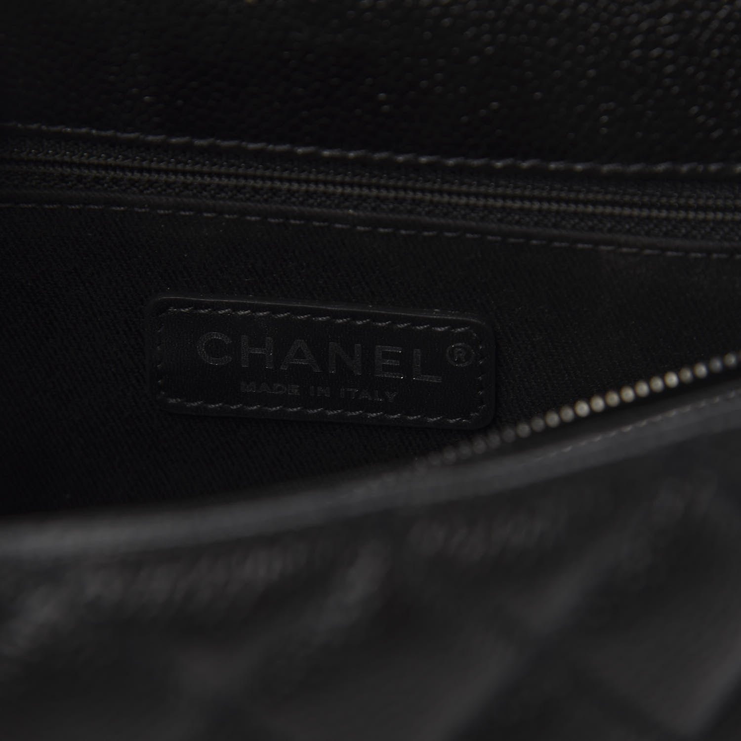 Chanel Caviar Quilted Small Coco Handle Flap So Black 6 of 11