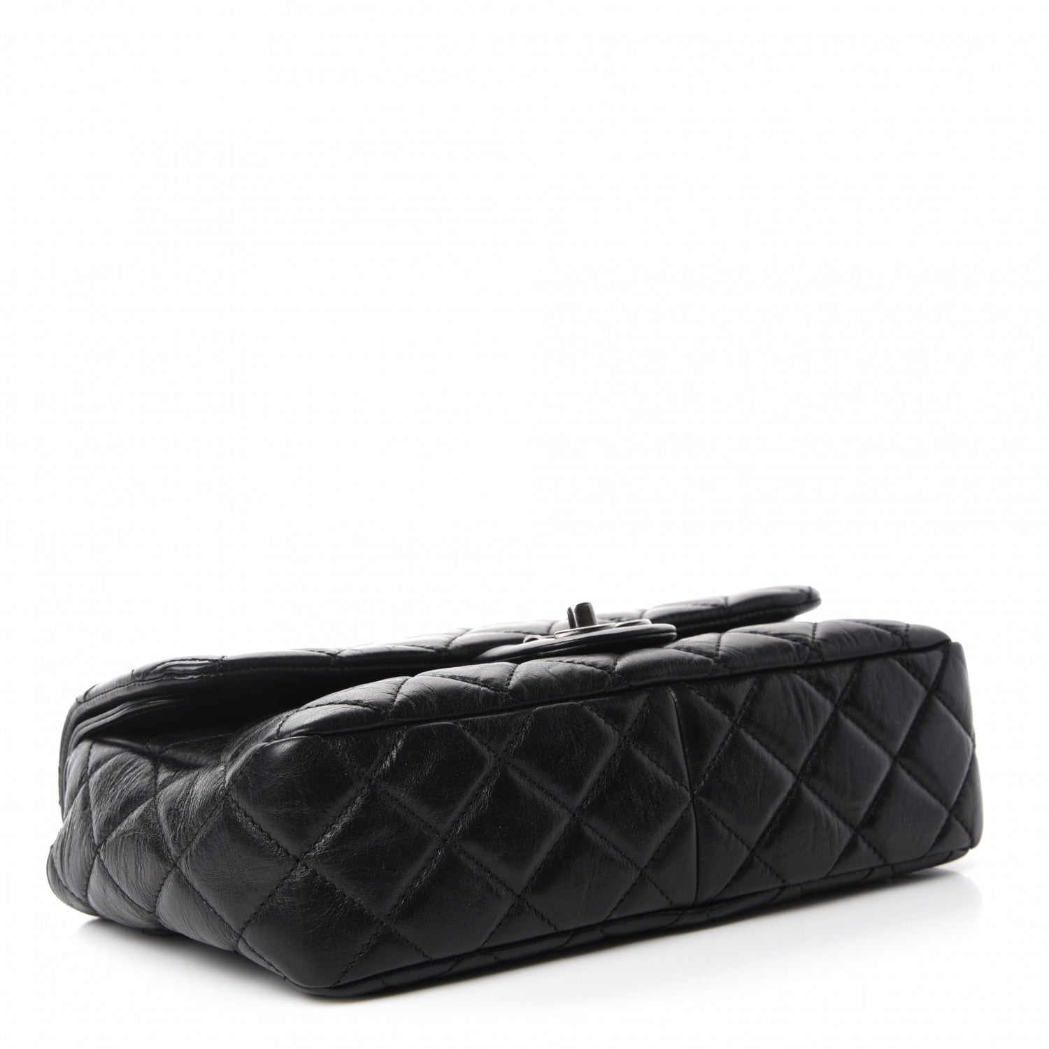 Chanel Calfskin Quilted Large Single Flap Black 4 of 11