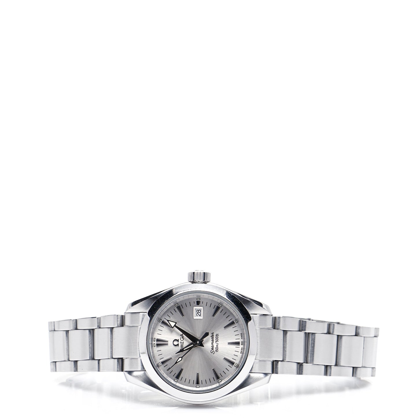 Stainless Steel 29mm Seamaster Aqua Terra Quartz Watch 2577.30