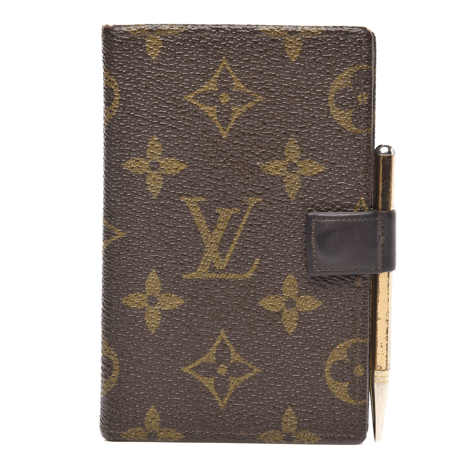 Louis Vuitton Monogram Mini Agenda Cover w Pencil 1 of 9
