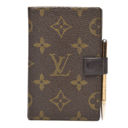 Louis Vuitton Monogram Mini Agenda Cover w Pencil 1 of 9