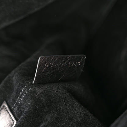 Christian Dior Crinkled Calfskin Macrocannage Medium Toujours Black 7 of 11