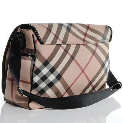 Burberry Nova Check Diaper Messenger Bag 3 of 7