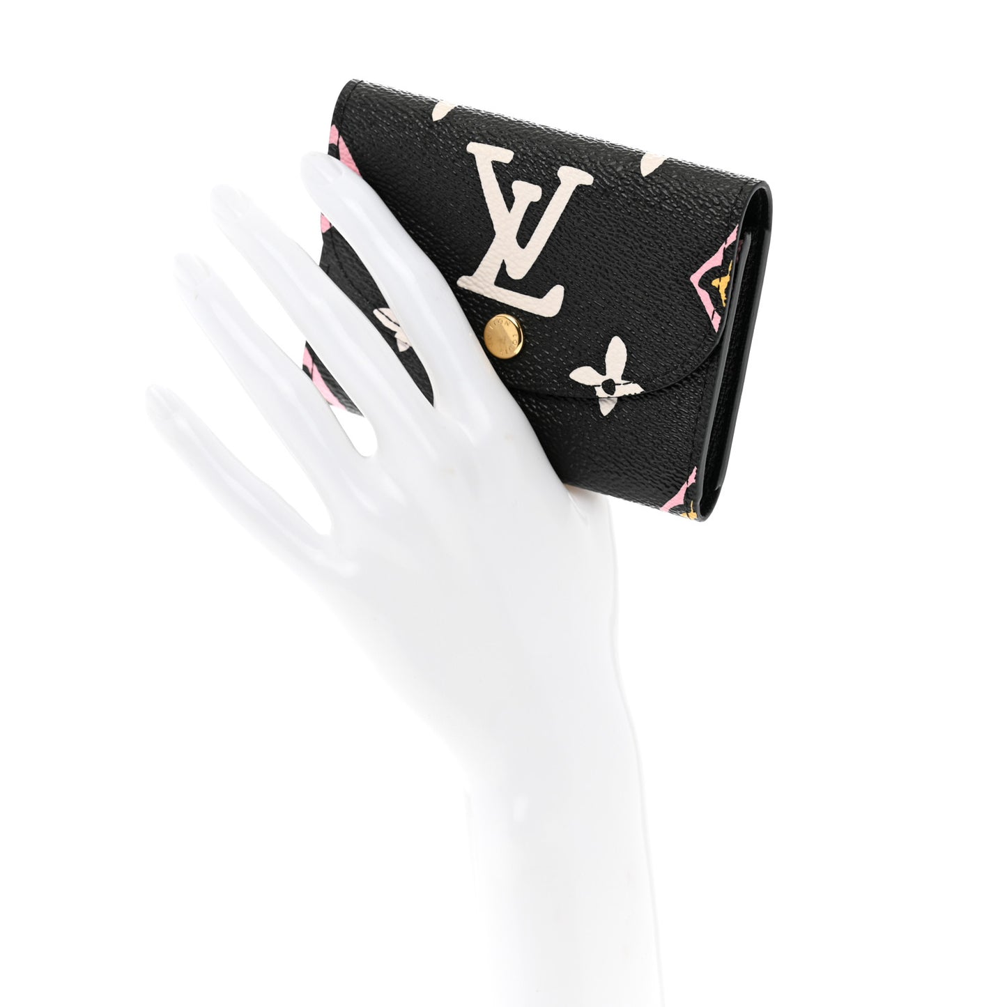 Monogram Giant Wild At Heart Rosalie Coin Purse Black