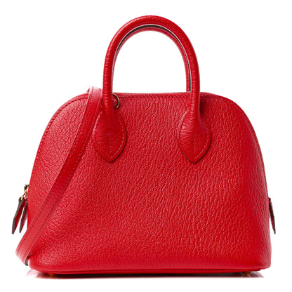 Hermes Chevre Mysore Mini 1923 Bolide Rouge De Coeur 1 of 10