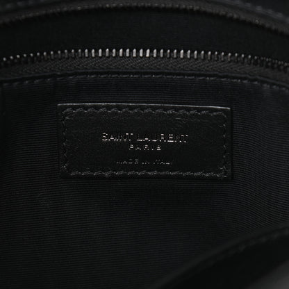 Saint Laurent Crinkled Calfskin Matelasse Monogram Medium Niki Shopper Tote Black 6 of 9