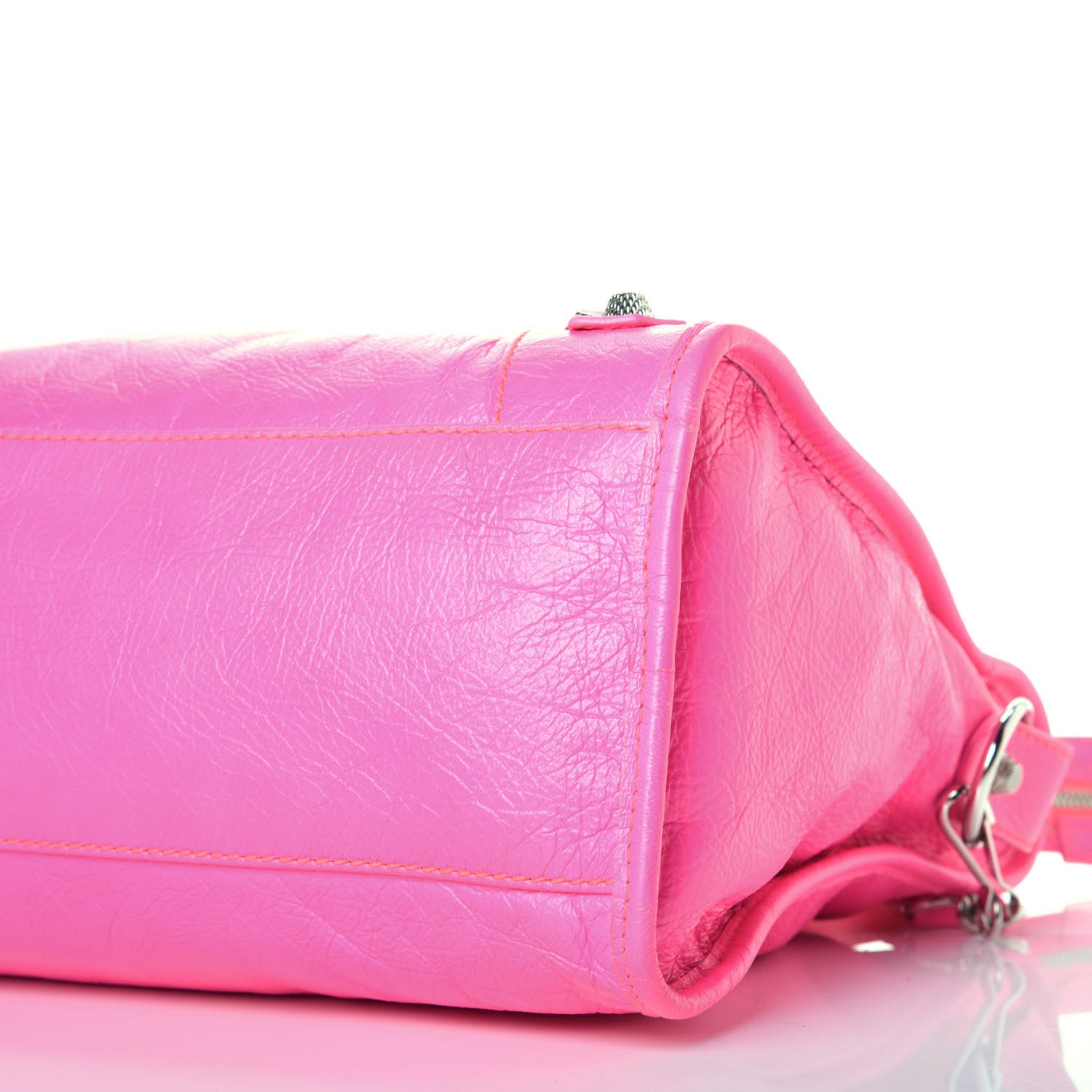 Balenciaga Agneau Giant 12 Silver Hardware City Rose Fluo 10 of 10