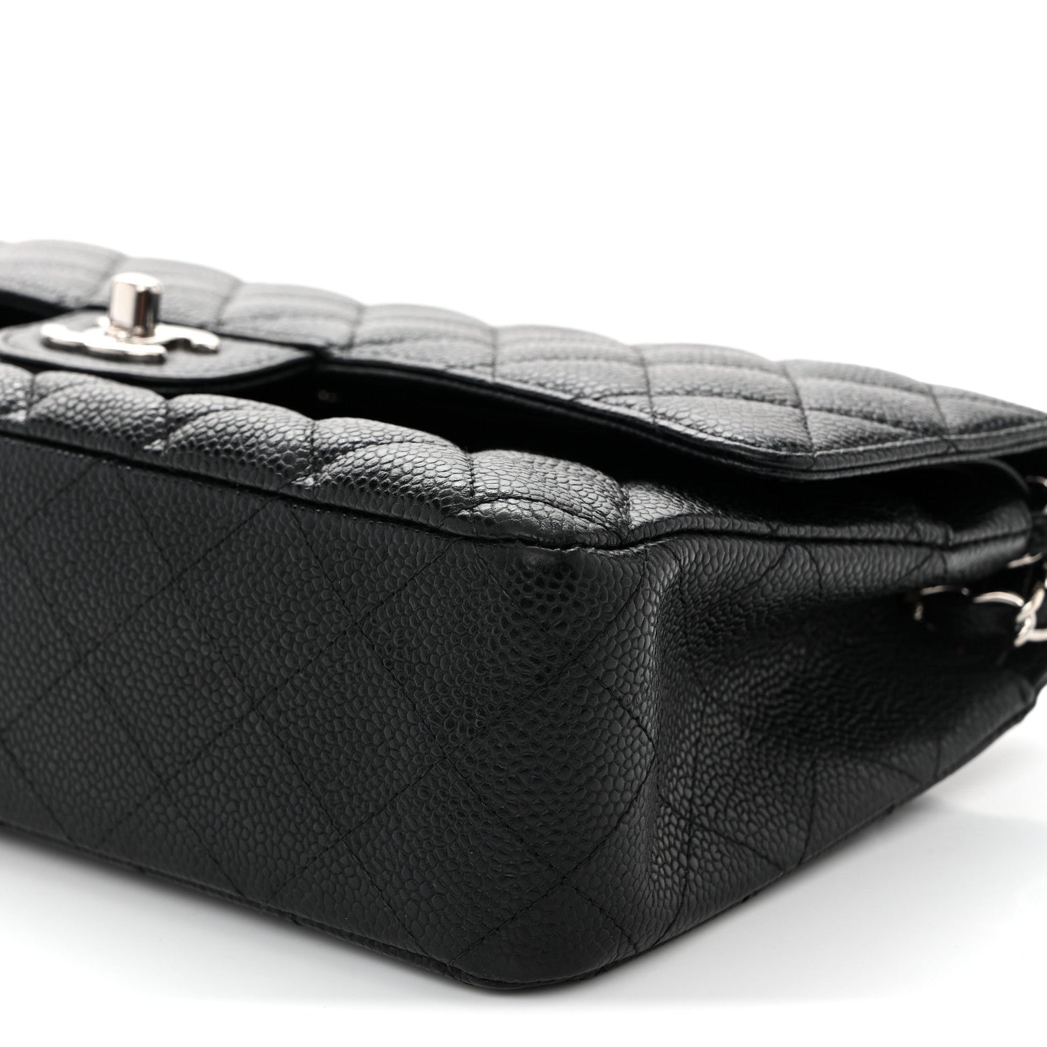 Chanel Caviar Quilted Medium Double Flap Black 10 of 10