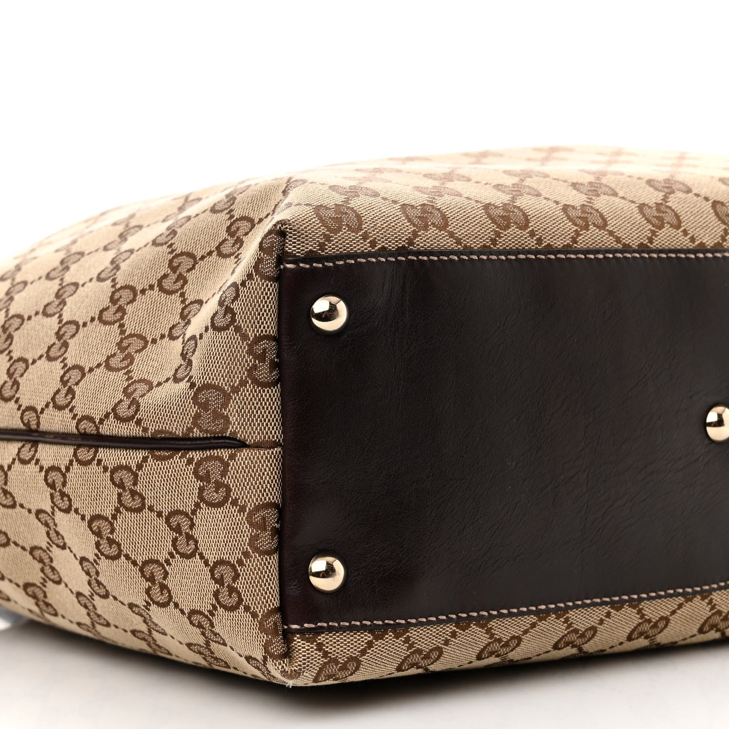 Gucci Monogram Large New Britt Tote Brown 9 of 13