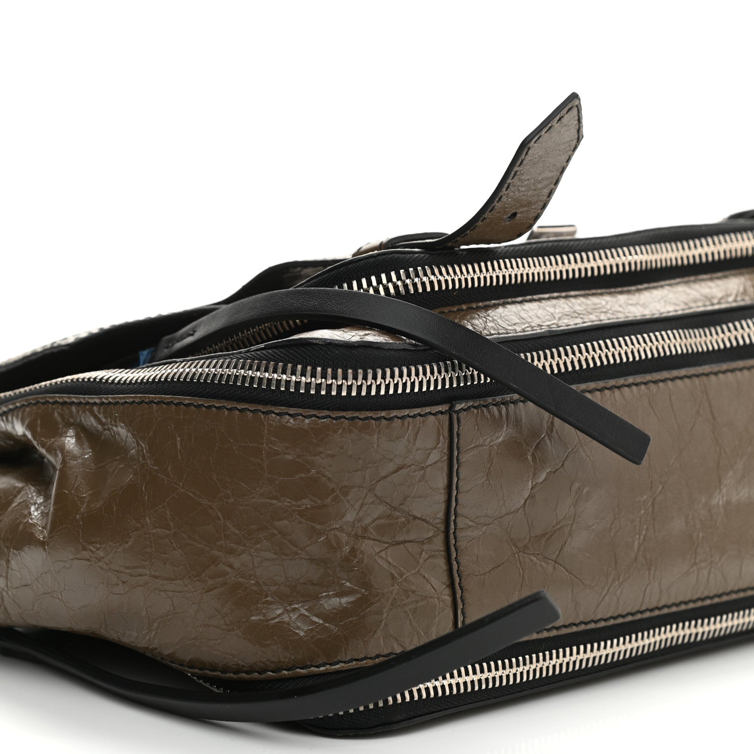 Proenza Schouler Calfskin Medium Contrast Stitching PS1 Satchel Bay Leaf 8 of 9