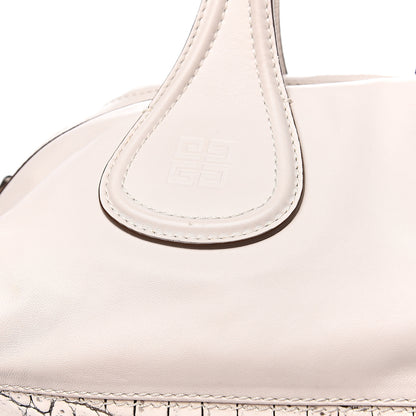 Givenchy Calfskin Crocodile Embossed Medium Nightingale Off White 13 of 16