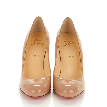 Christian Louboutin Patent Fifi 85 Pumps 41 Nude 2 of 7