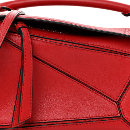 Loewe Calfskin Mini Puzzle Bag Pomodoro 8 of 15