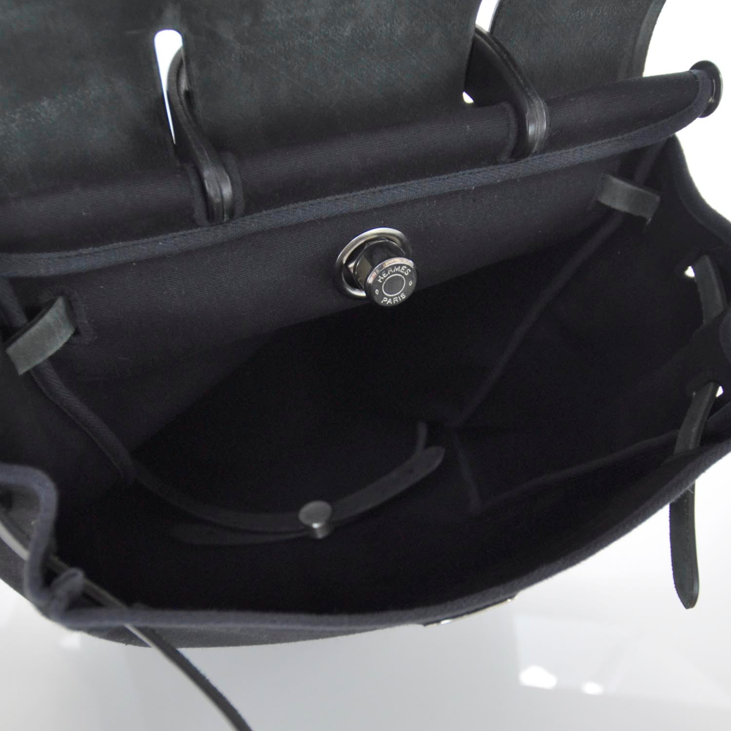 Hermes Toile Herbag Black 6 of 8