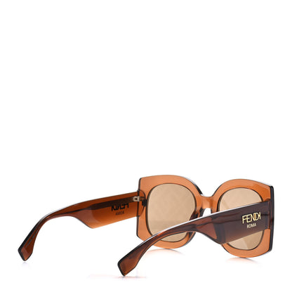 Fendi Acetate FF Sunglasses FF 0436/G/S Brown 4 of 8