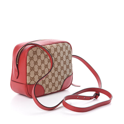 Gucci Monogram Mini Bree Messenger Bag Red 2 of 8