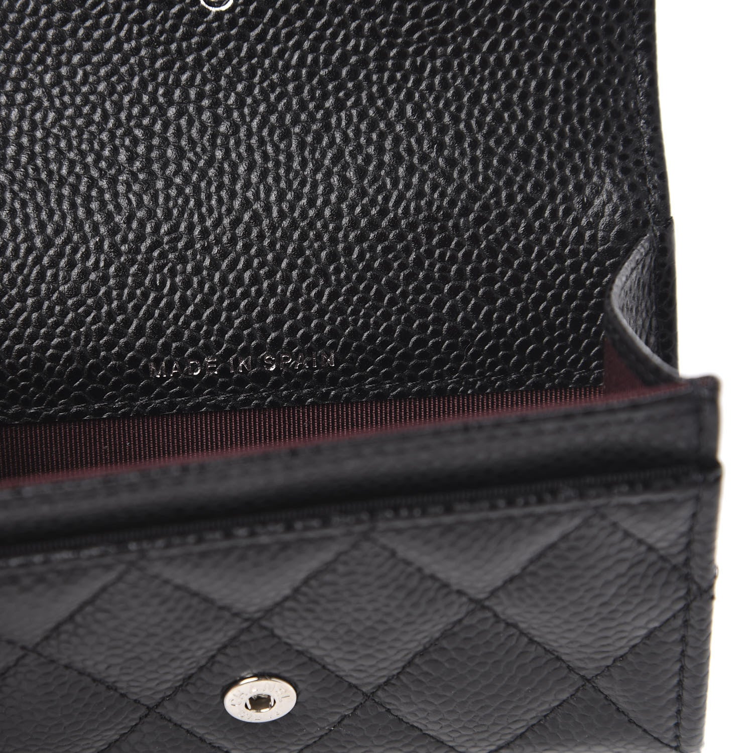 Chanel Caviar Quilted Flap Card Holder Black 7 of 9