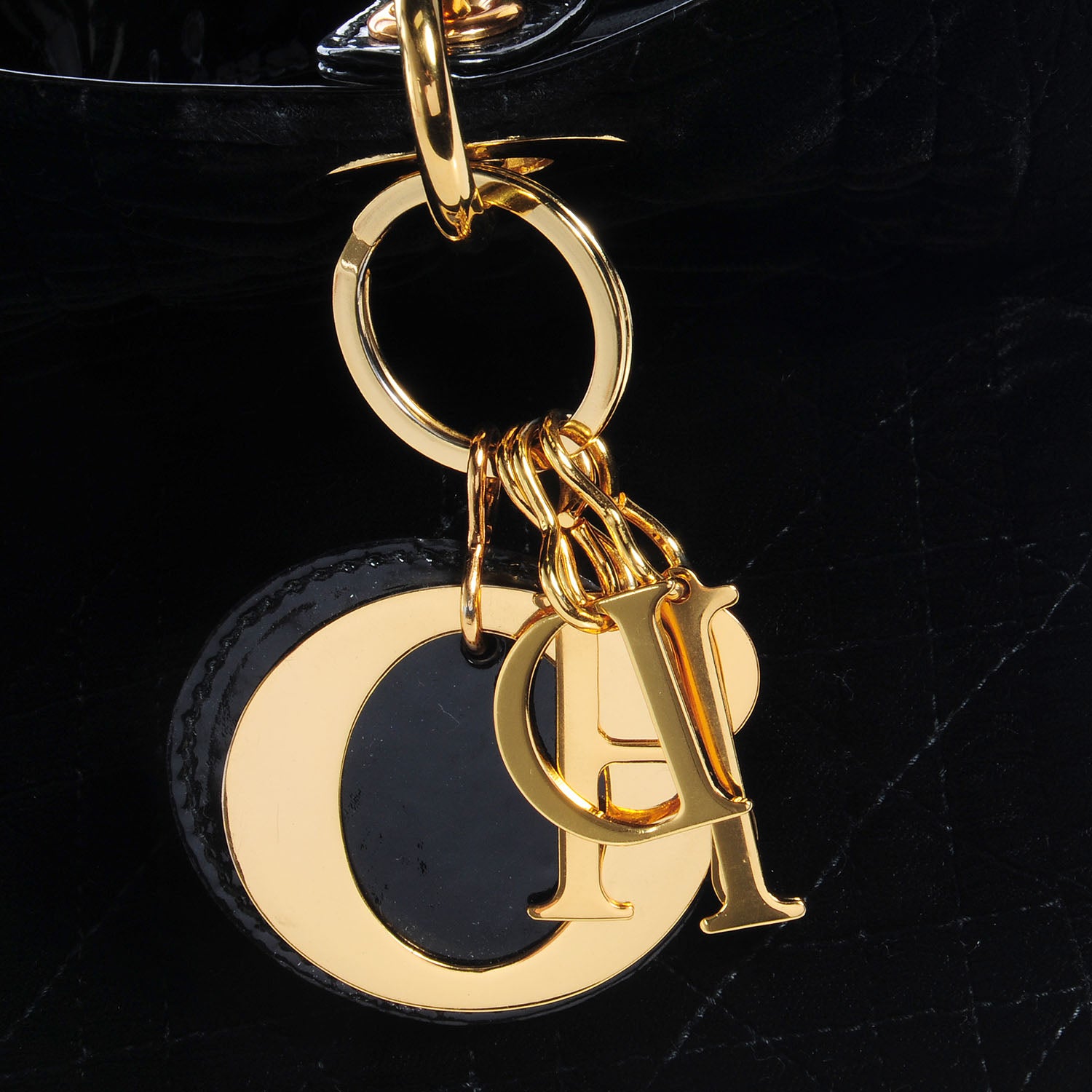Christian Dior Velvet Cannage Medium Lady Dior Black 8 of 11