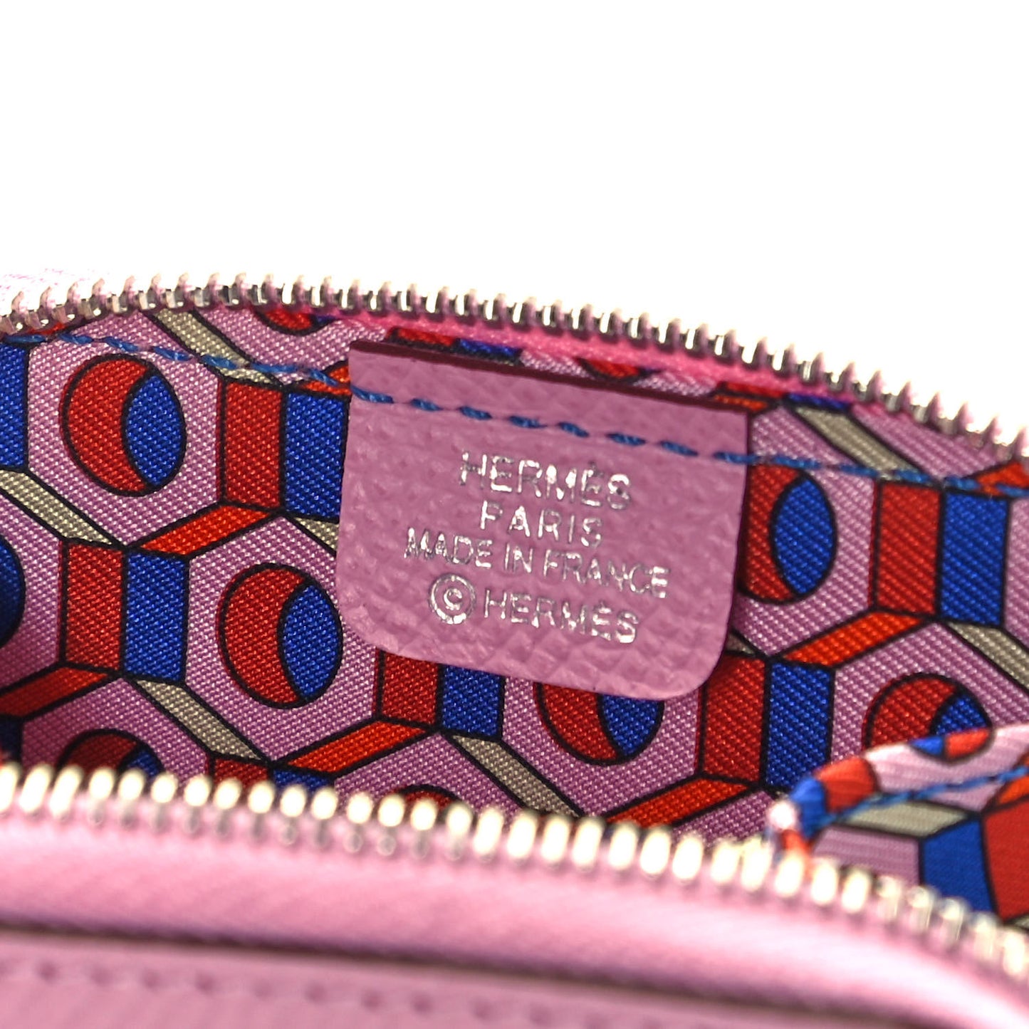 Epsom Silk'in Coin Purse Mauve Sylvestre