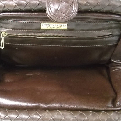 Bottega Veneta Vintage Nappa Woven Clutch Ebano 7 of 7