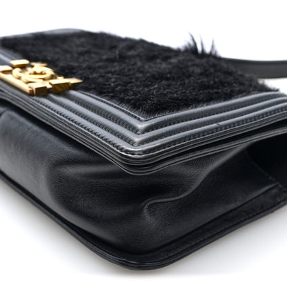 Chanel Goat Hair Medium Celtic Boy Flap Black 10 of 10