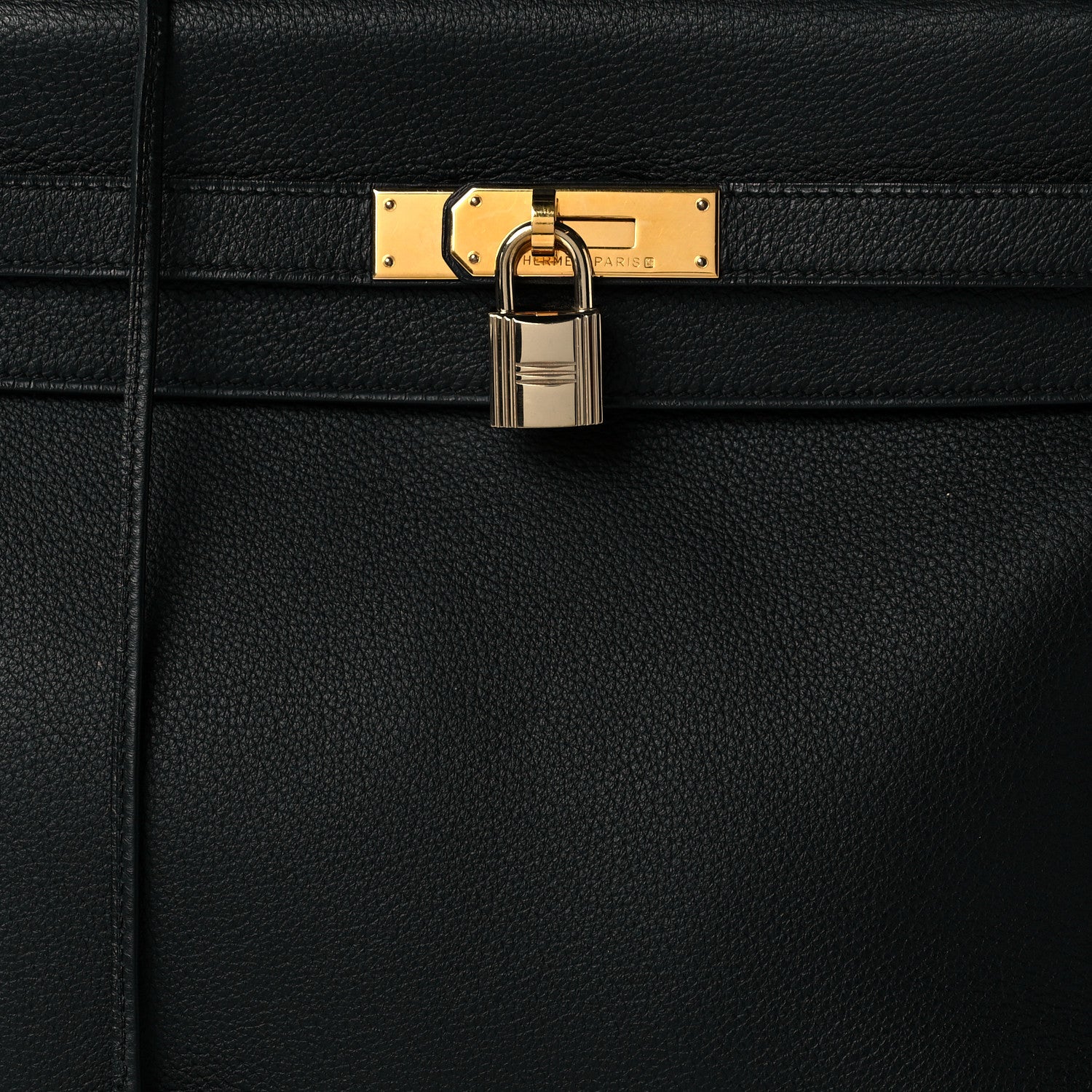Hermes Taurillon Clemence Kelly Retourne 35 Black 7 of 11