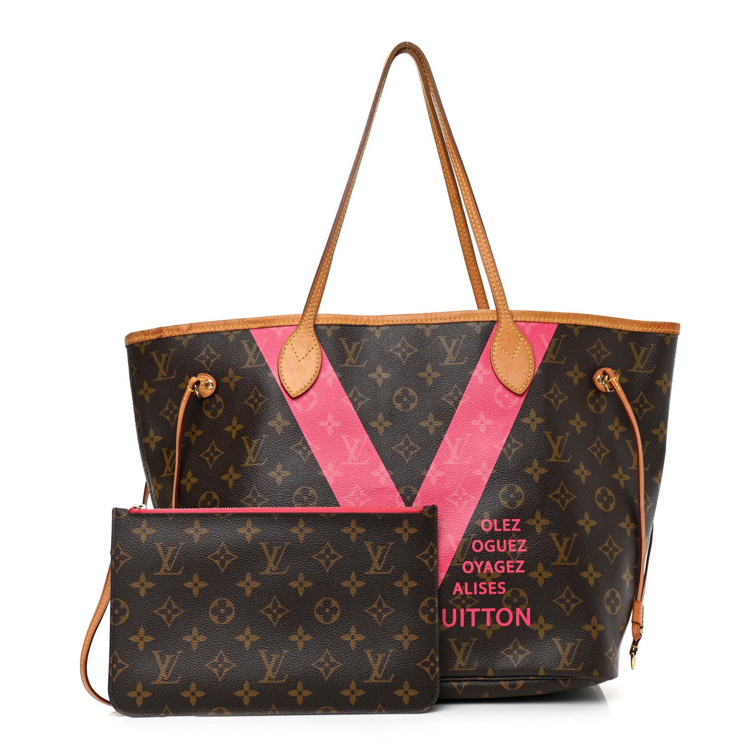 Louis Vuitton Monogram V Neverfull MM Grenade 1 of 15