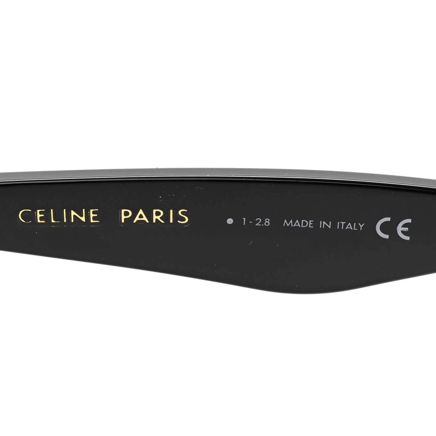 Celine Acetate Crystal Cat Eye Sunglasses CL4019IS Black 5 of 8