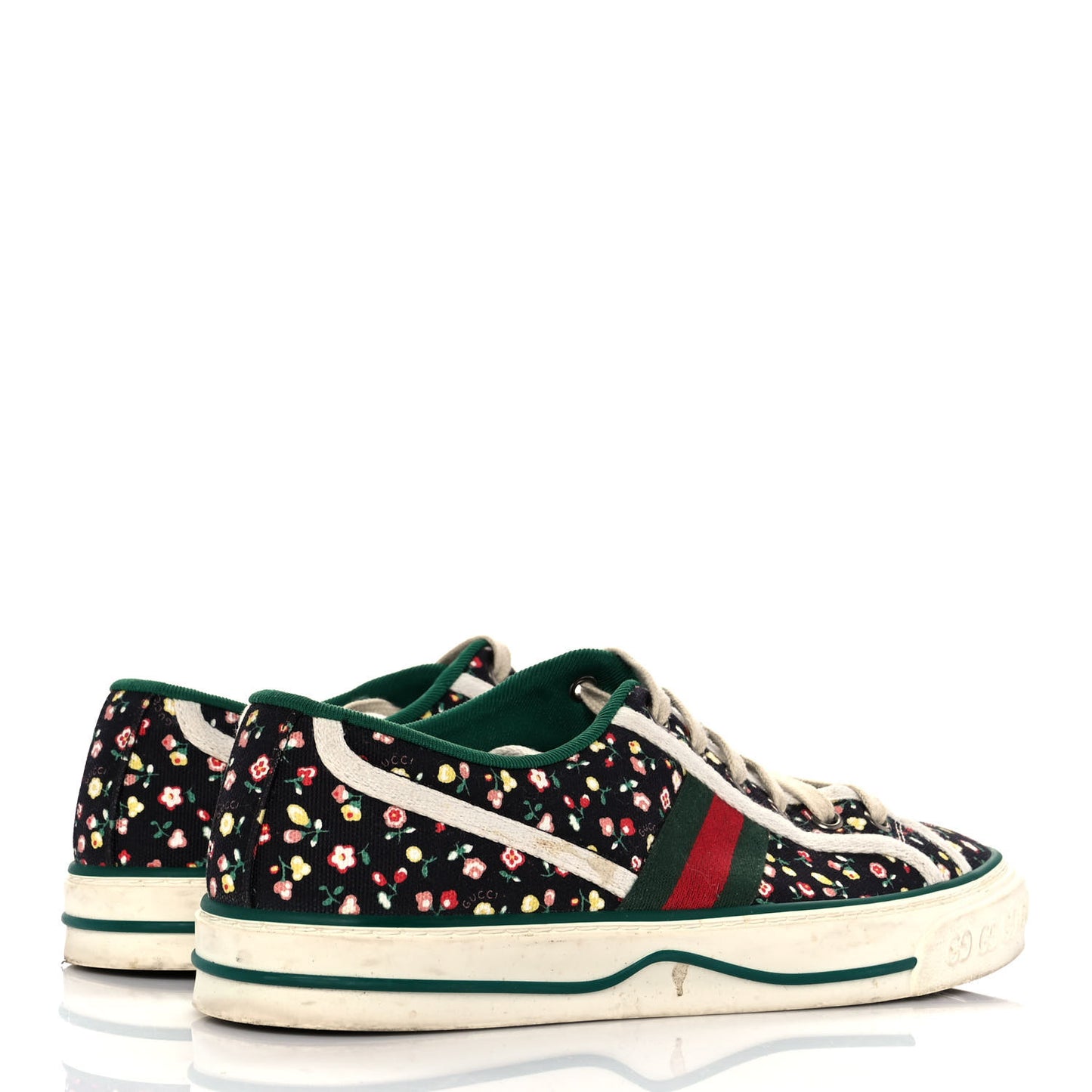 X LIBERTY OF LONDON Canvas Web Holly Print Womens 1977 Tennis Sneakers 40 Black