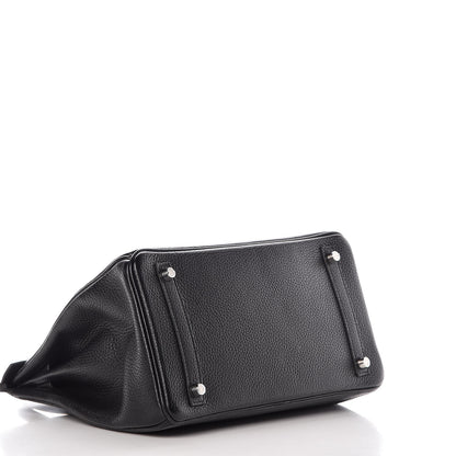Hermes Taurillon Clemence Birkin 30 Black 25 of 70