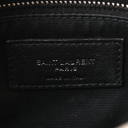 Saint Laurent Lambskin Quilted Toy Loulou Puffer Monogram Chain Satchel Crema Soft 5 of 9