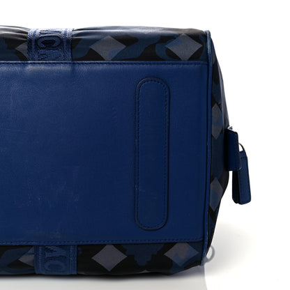 MCM Nylon Camo Dieter Munich Weekender Bag Blue 16 of 28