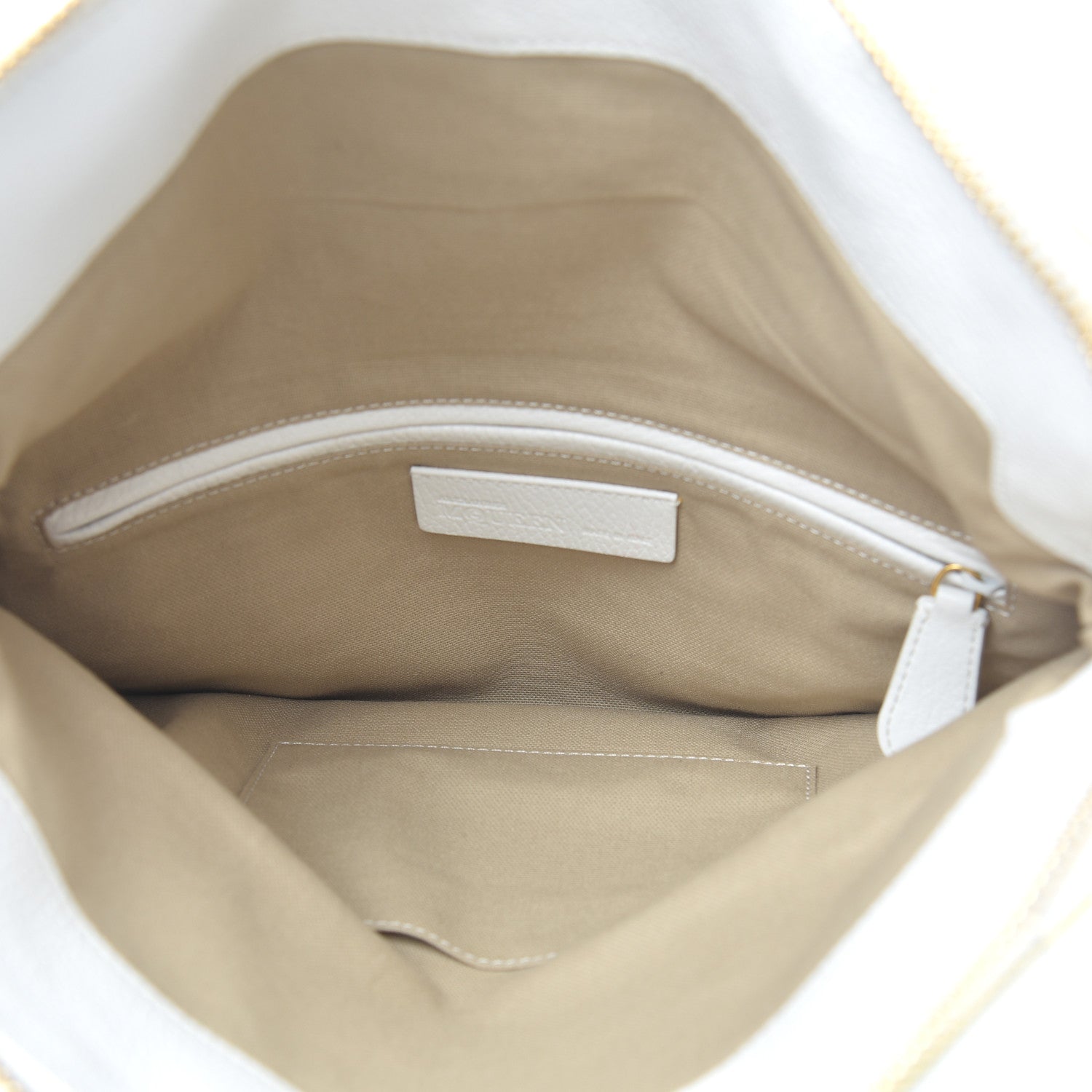 Alexander McQueen Grainy Calfskin Padlock Skull Clutch White 4 of 5