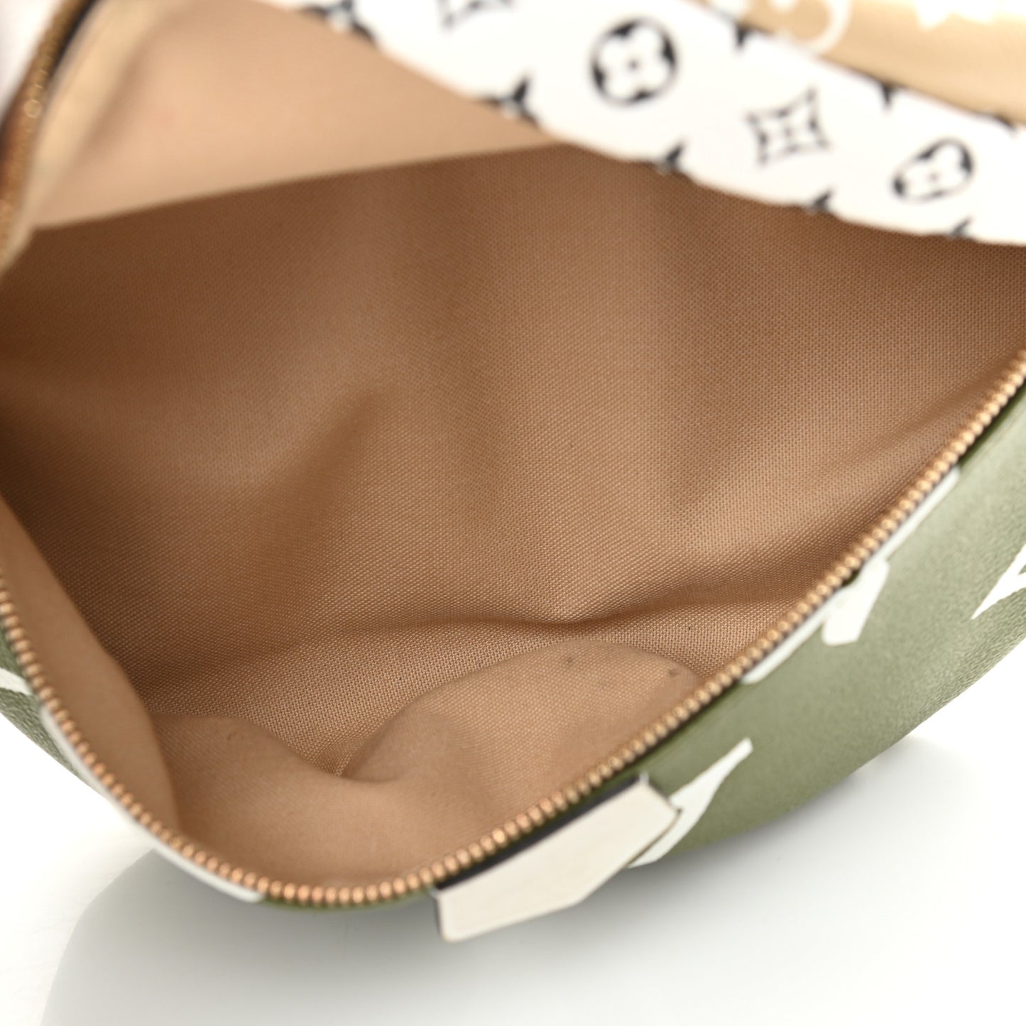 Monogram Giant Bumbag Kaki Beige