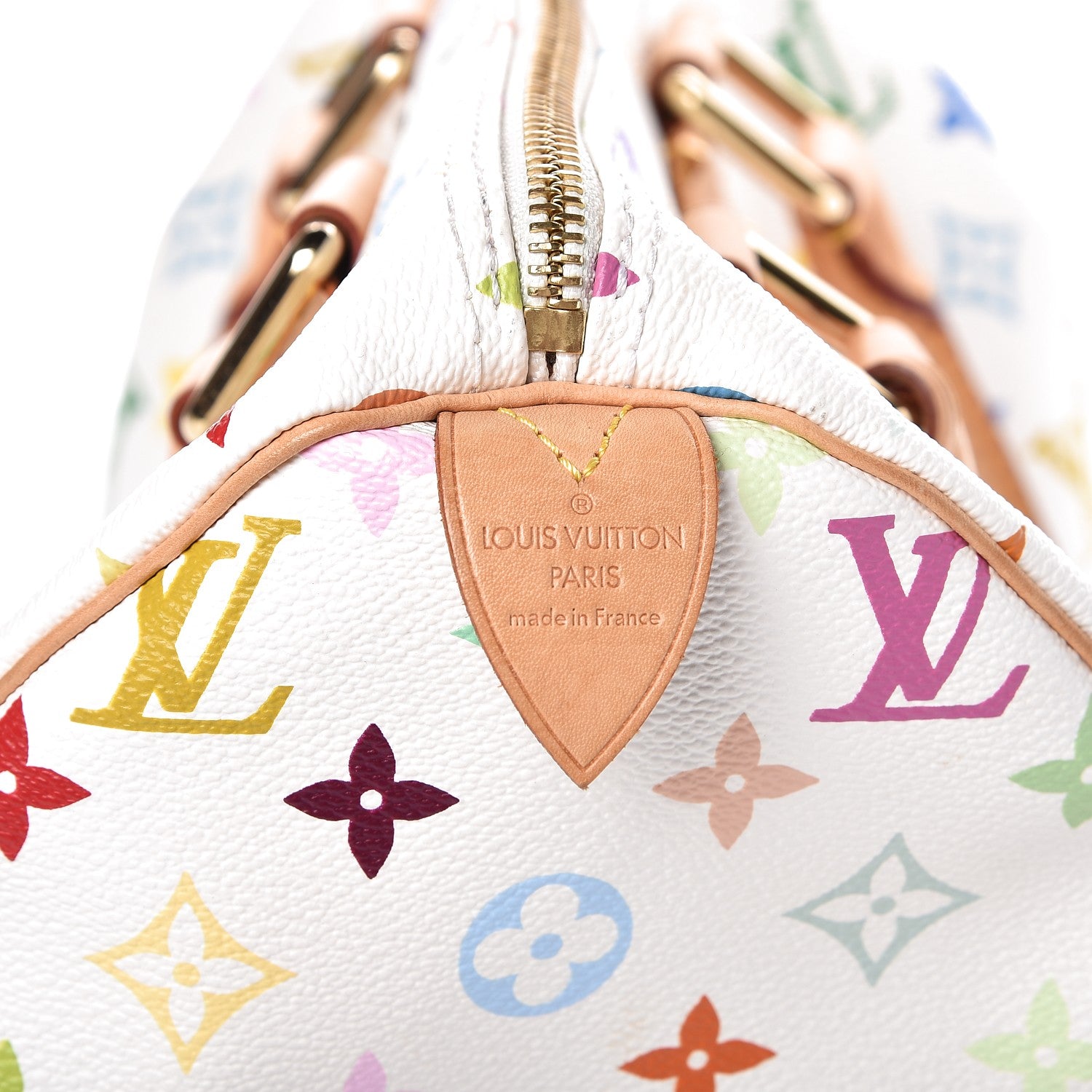 Louis Vuitton Monogram Multicolor Speedy 30 White 6 of 7