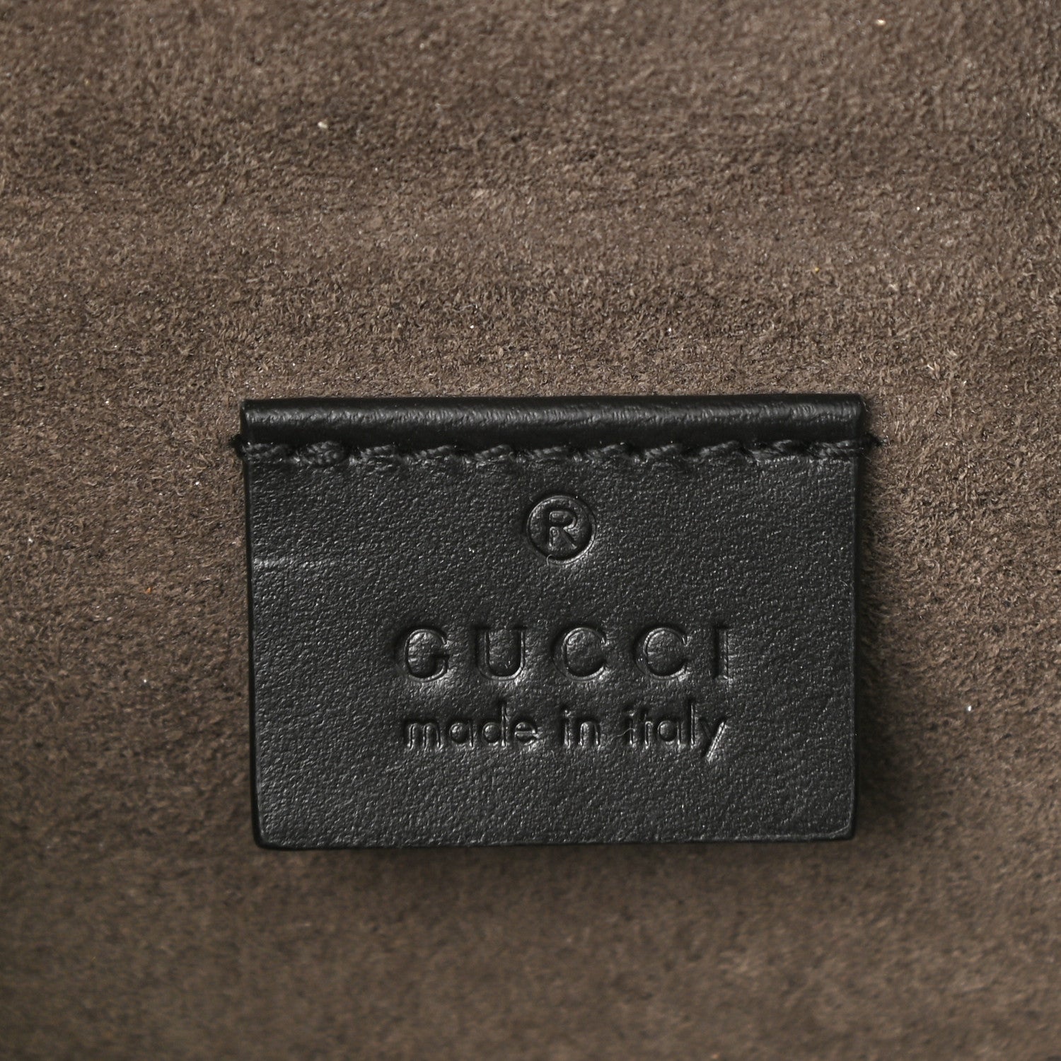 Gucci GG Supreme Monogram Belt Bag Black 6 of 10