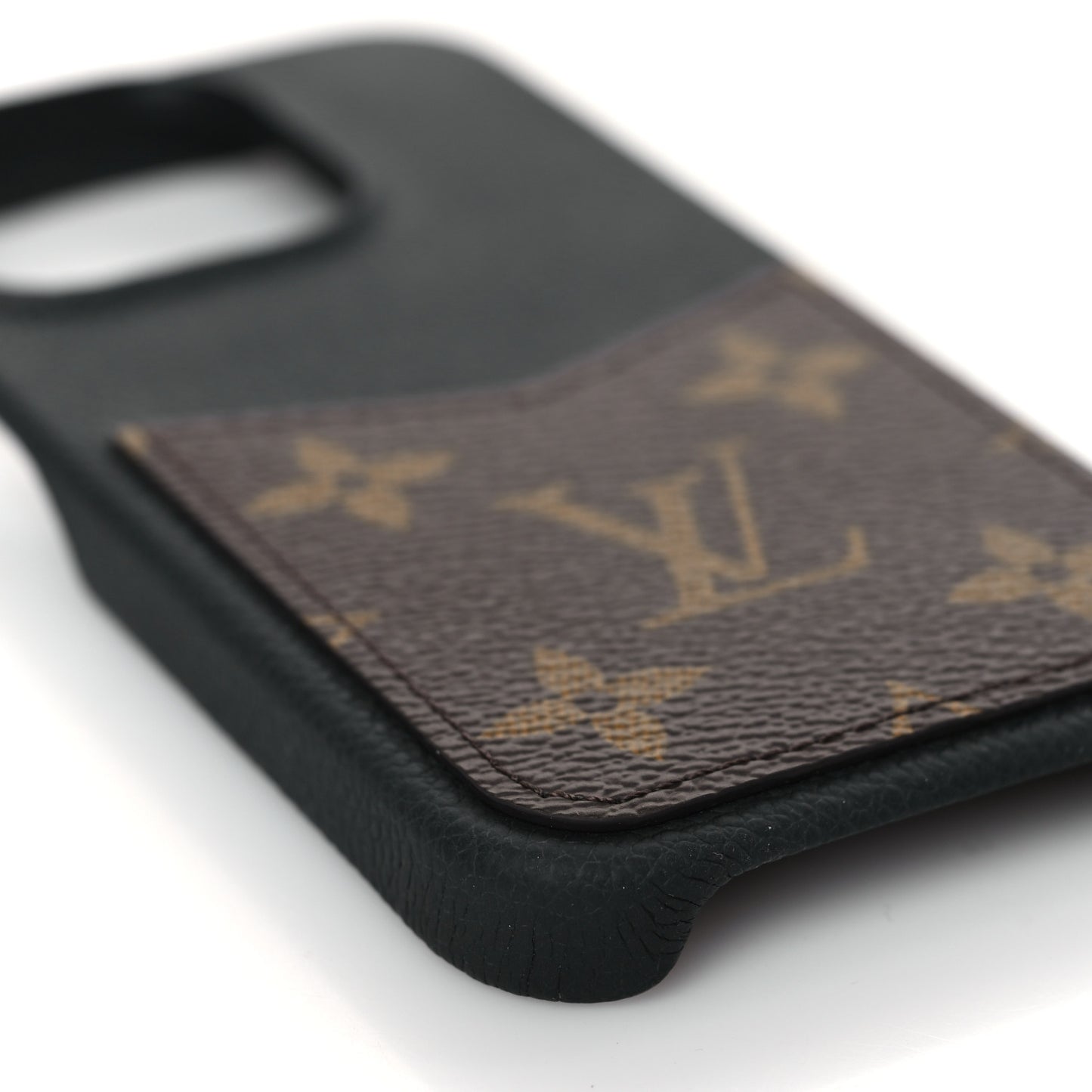Monogram Pallas iPhone 15 Pro Bumper Black