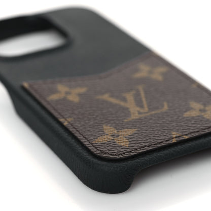 Louis Vuitton Monogram Pallas iPhone 15 Pro Bumper Black 7 of 8
