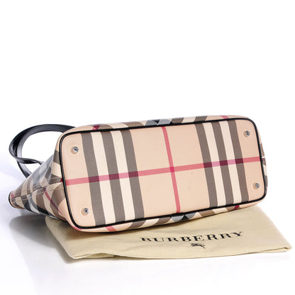 Burberry Supernova Check Stanton Tote Black 4 of 8