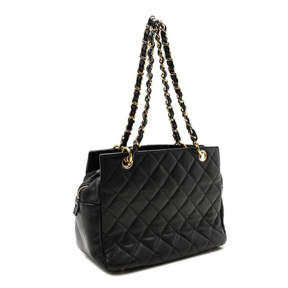 Chanel Caviar Quilted Petit Timeless Tote PTT Black 3 of 10