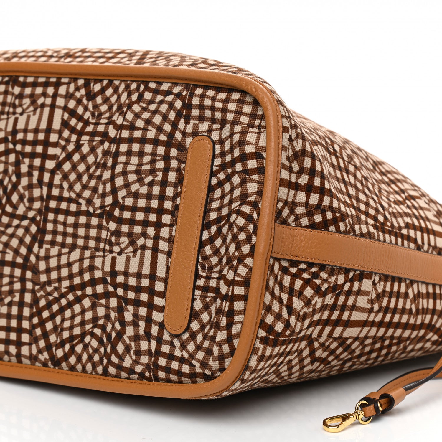 MCM Visetos Large Liz Reversible Shopper Tote Cognac 15 of 15