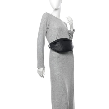 Louis Vuitton Calfskin Monogram Shadow Discovery Bumbag Black 2 of 9