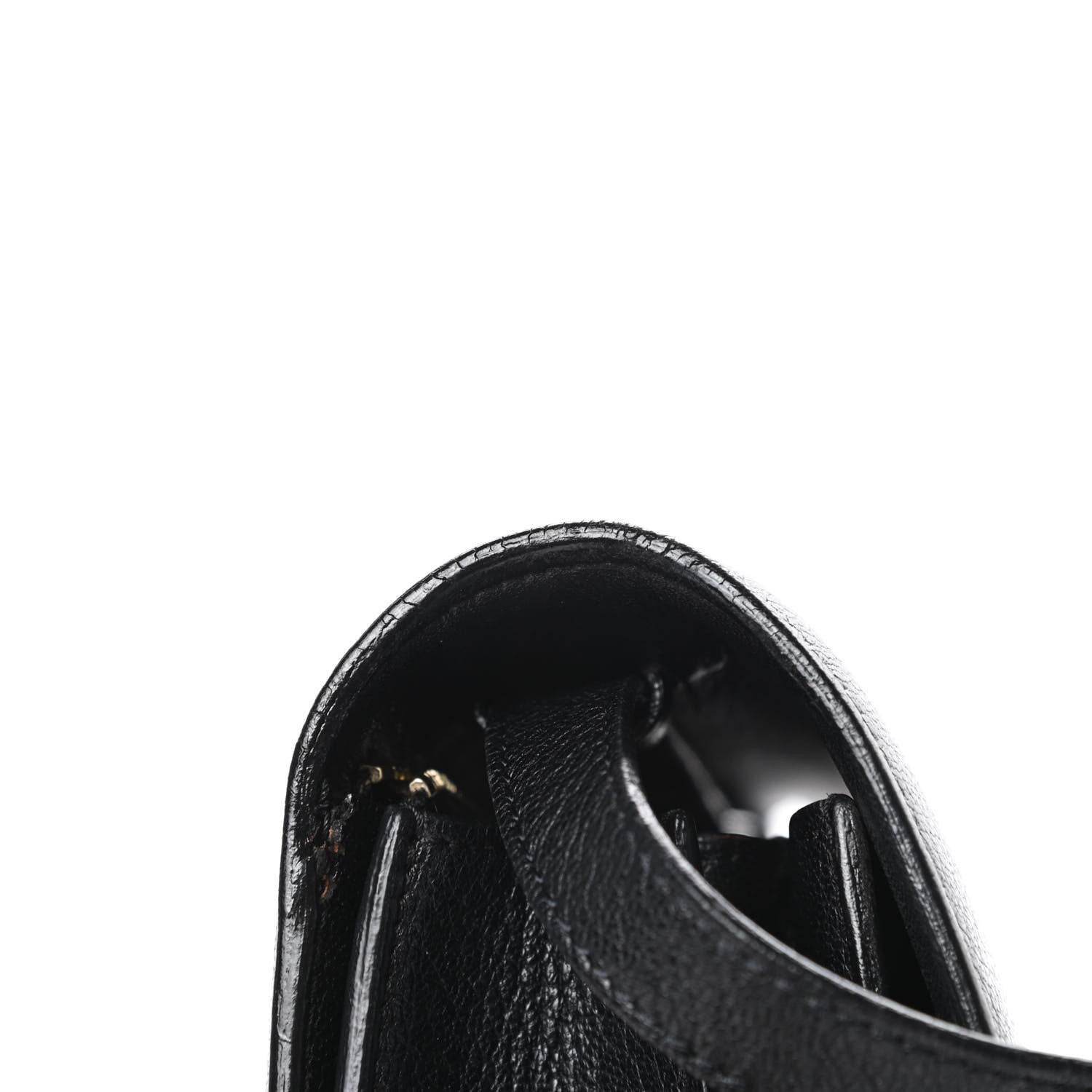 Celine Goatskin Medium Classic Box Flap Bag Black 12 of 13