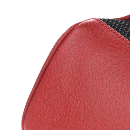 Gucci GG Supreme Monogram Apple Small Retro Interlocking G Day Backpack Beige Multicolor Lobster Red 11 of 12