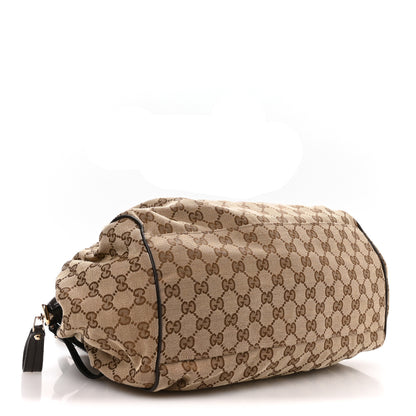 Gucci Monogram Medium Sukey Boston Bag Brown 4 of 10