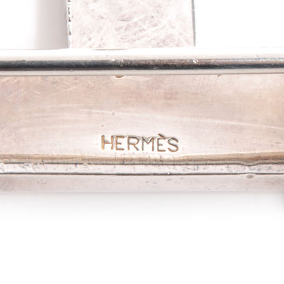 Hermes Sterling Silver Touareg 32mm H Belt Buckle 4 of 5