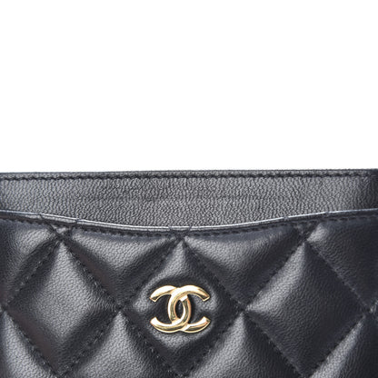 Chanel Lambskin Quilted Card Holder Black 9 of 10