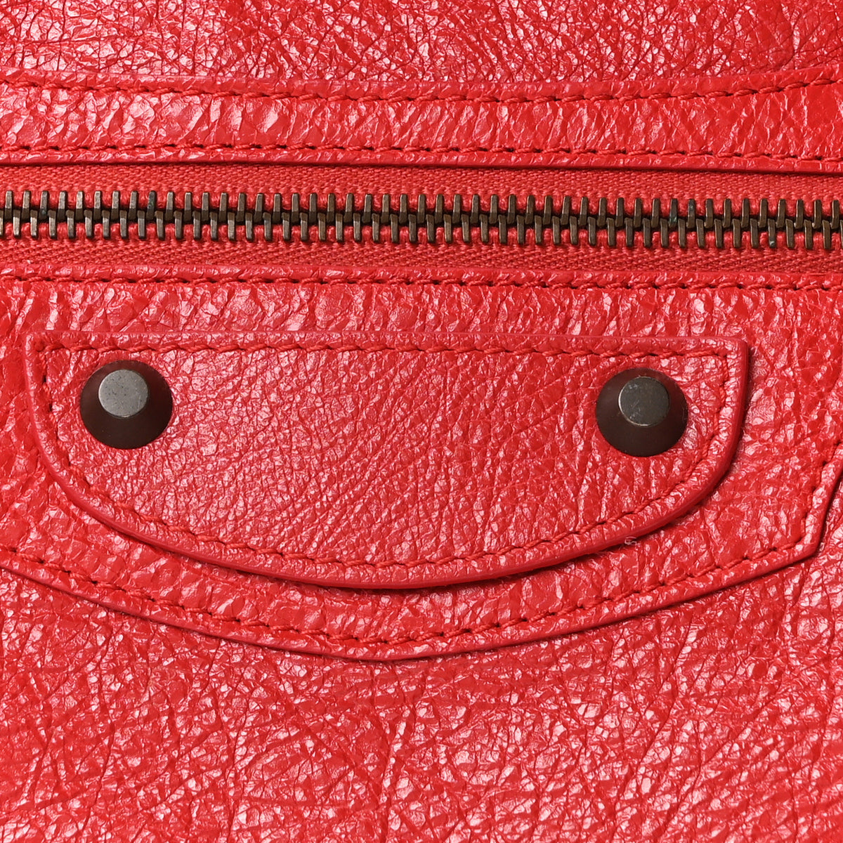 Balenciaga Agneau Classic Hardware City Rouge Tango 8 of 11