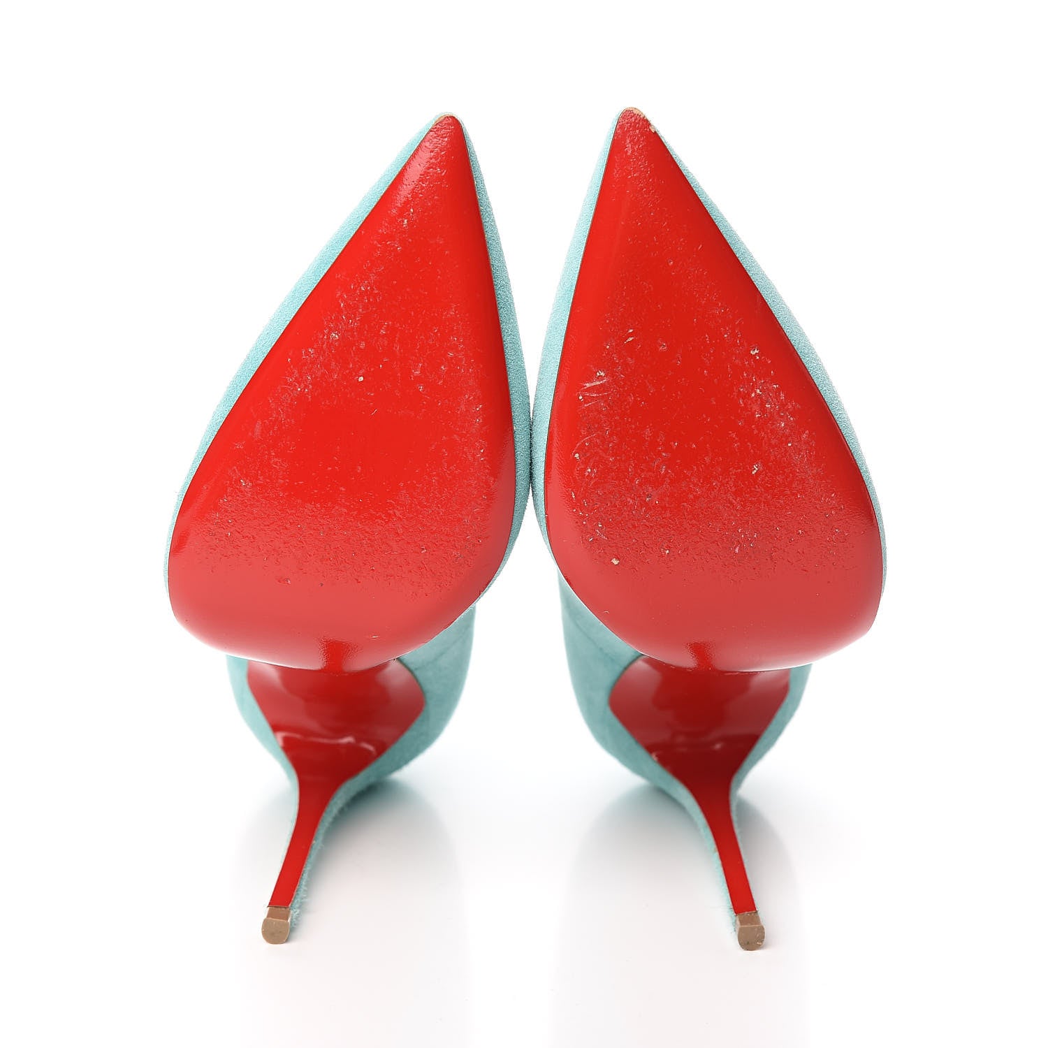 Christian Louboutin Veau Velours So Kate 120 Pumps 36 Turquoise 5 of 8