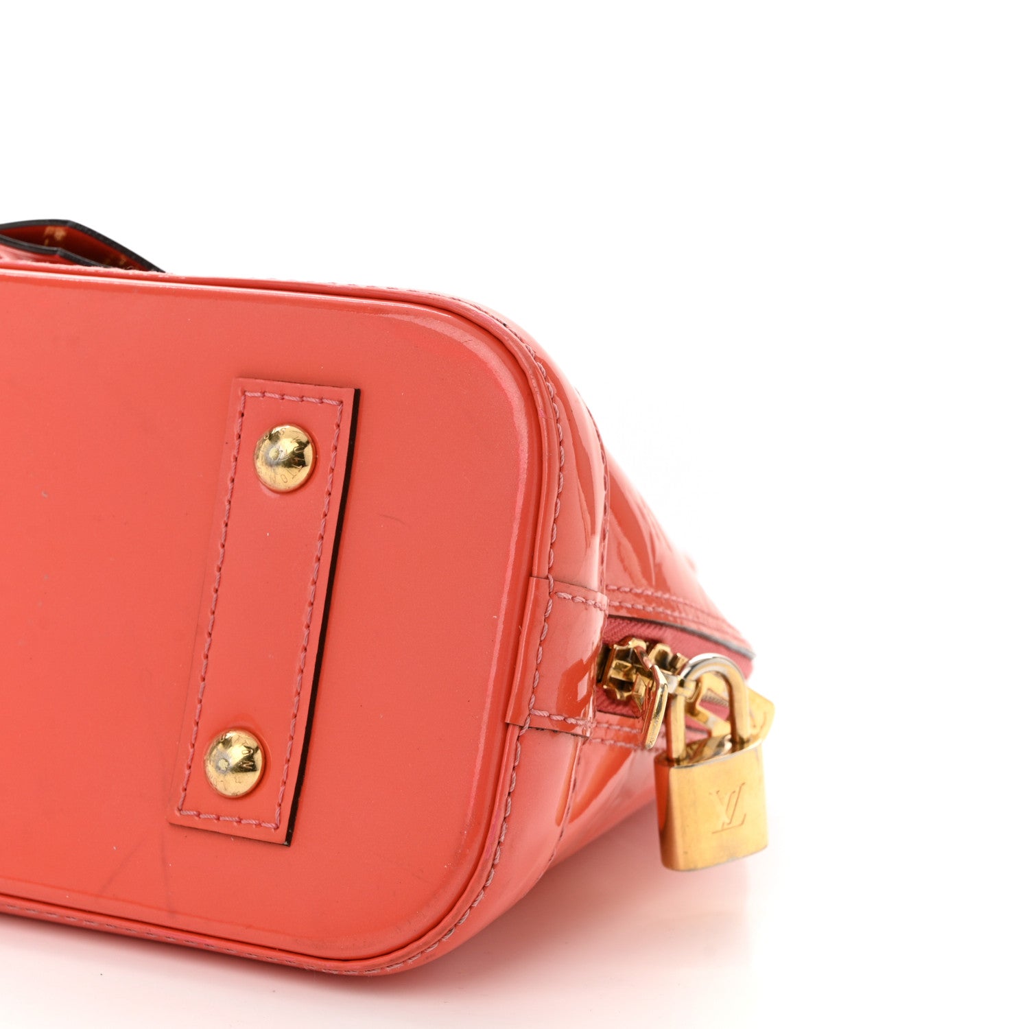 Louis Vuitton Vernis Alma BB Rose Litchi 10 of 12